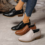 Avéra Croc Slip-On Block Heel