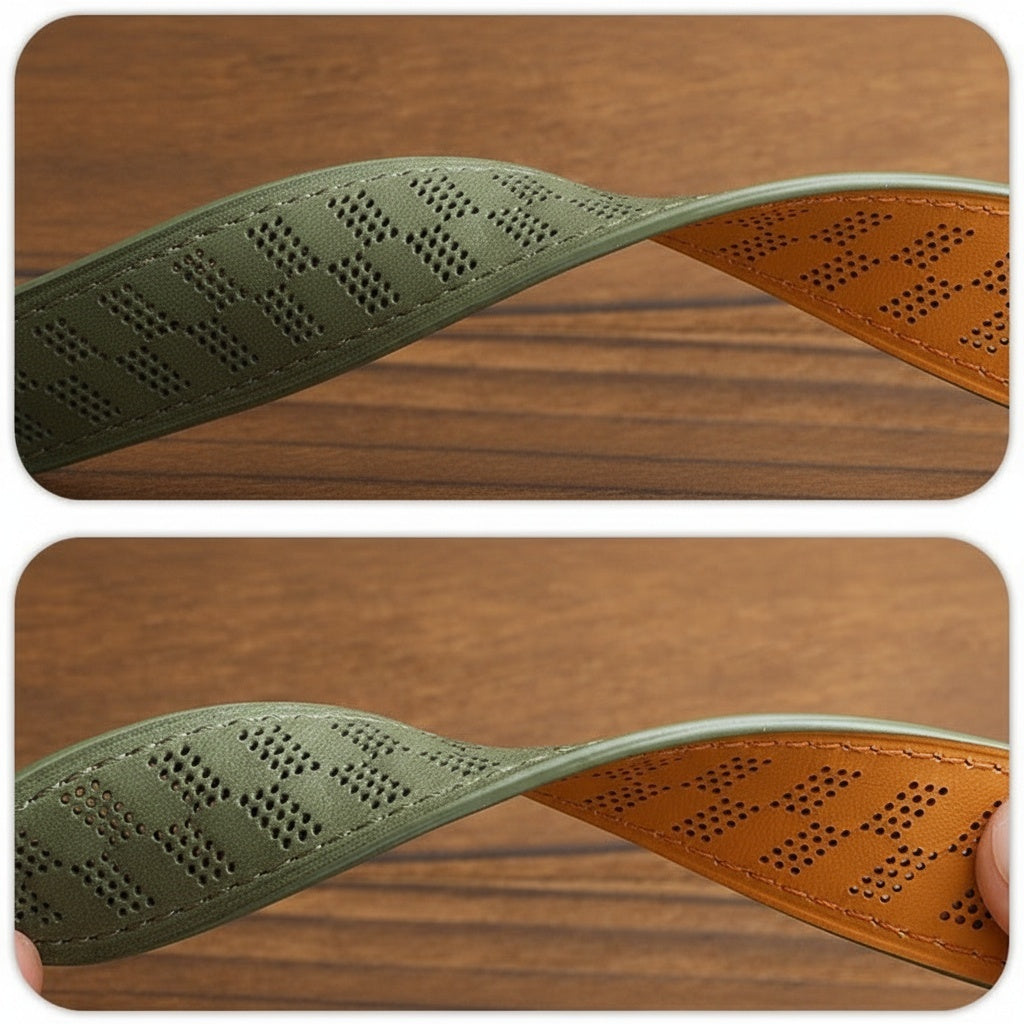 Parker Studio Checkered Leather Strap (Apple Watch Band)