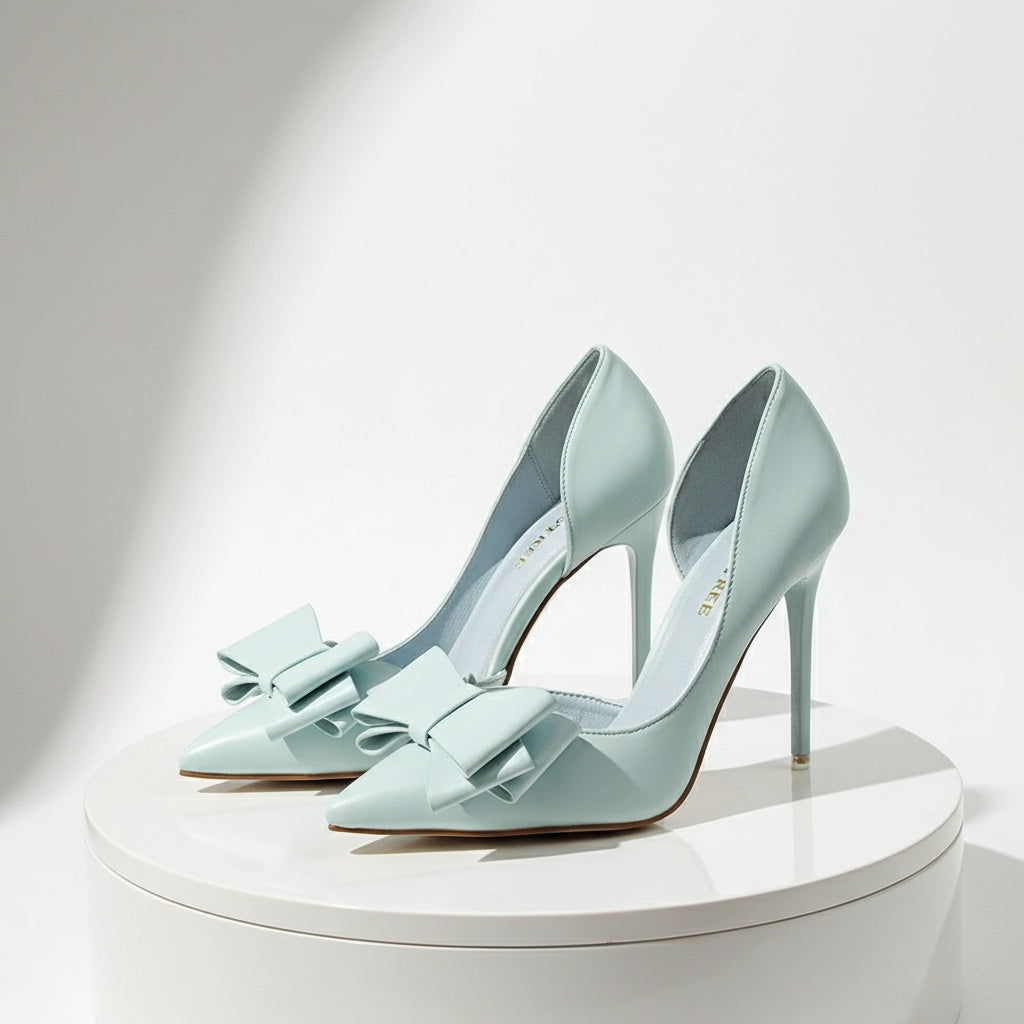 Ruth Rose Bow Heels