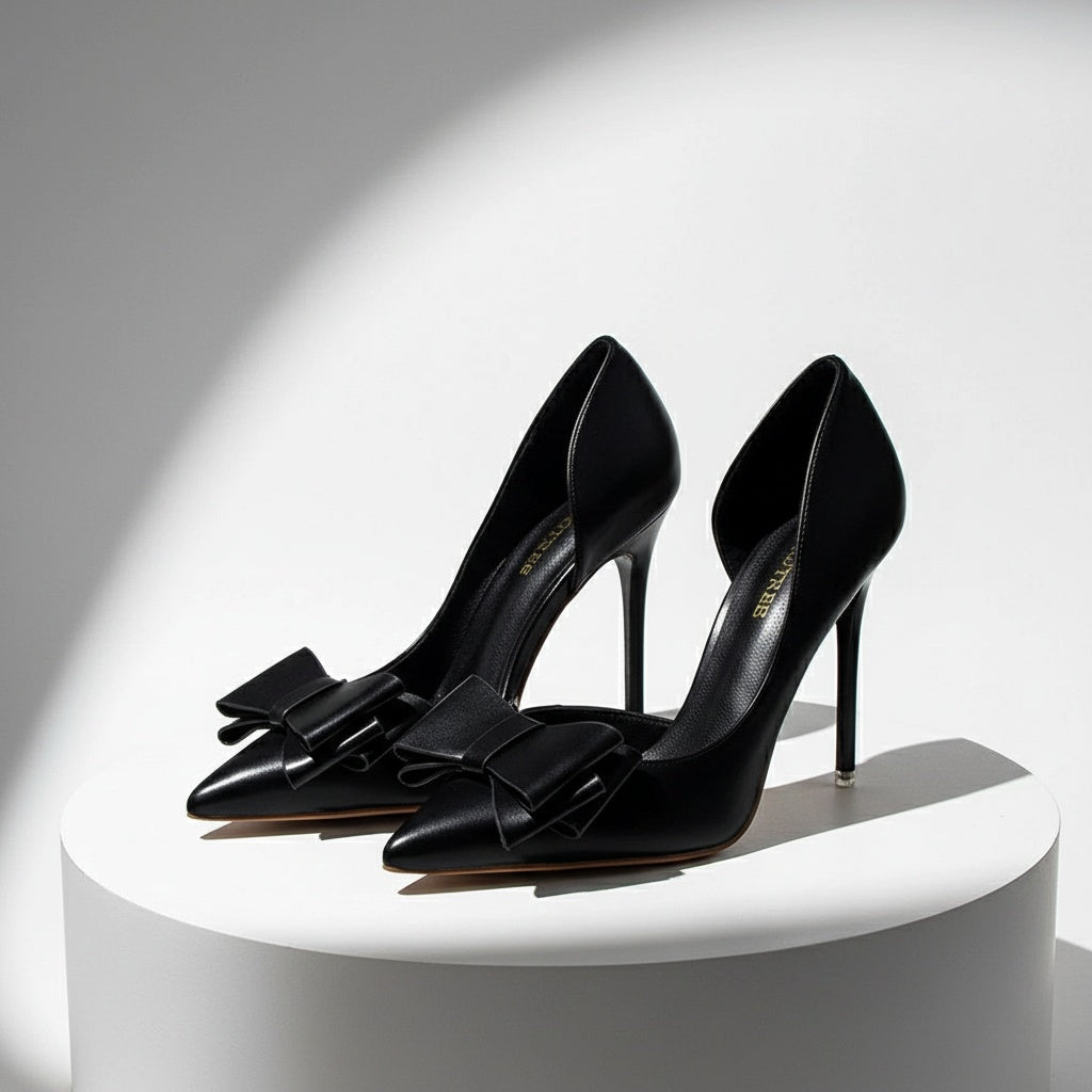 Ruth Rose Bow Heels