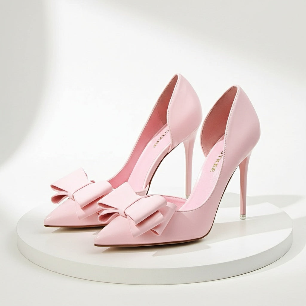Ruth Rose Bow Heels