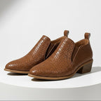 Avéra Croc Slip-On Block Heel