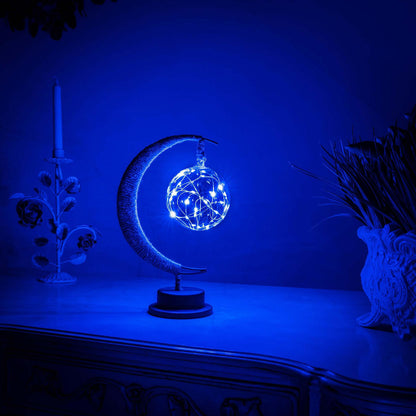 TwinkleTree | Crescent Moon Fairylight Lamp