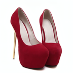 Ruth Rose Velvet Evening Heels